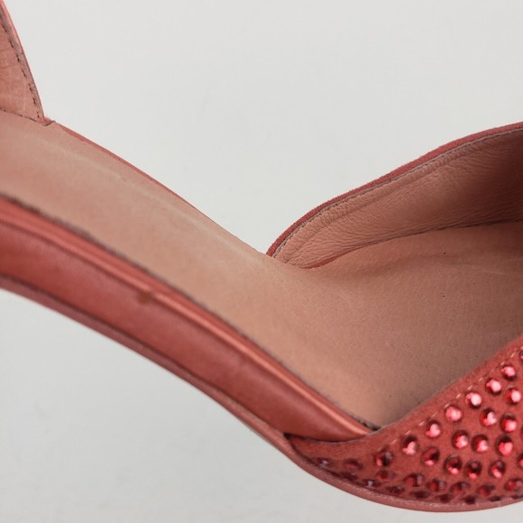 Jeffrey Campbell Women's Rose Combo Zivote Rhinestone Slingback Pumps Size 9 - Picture 6 of 16